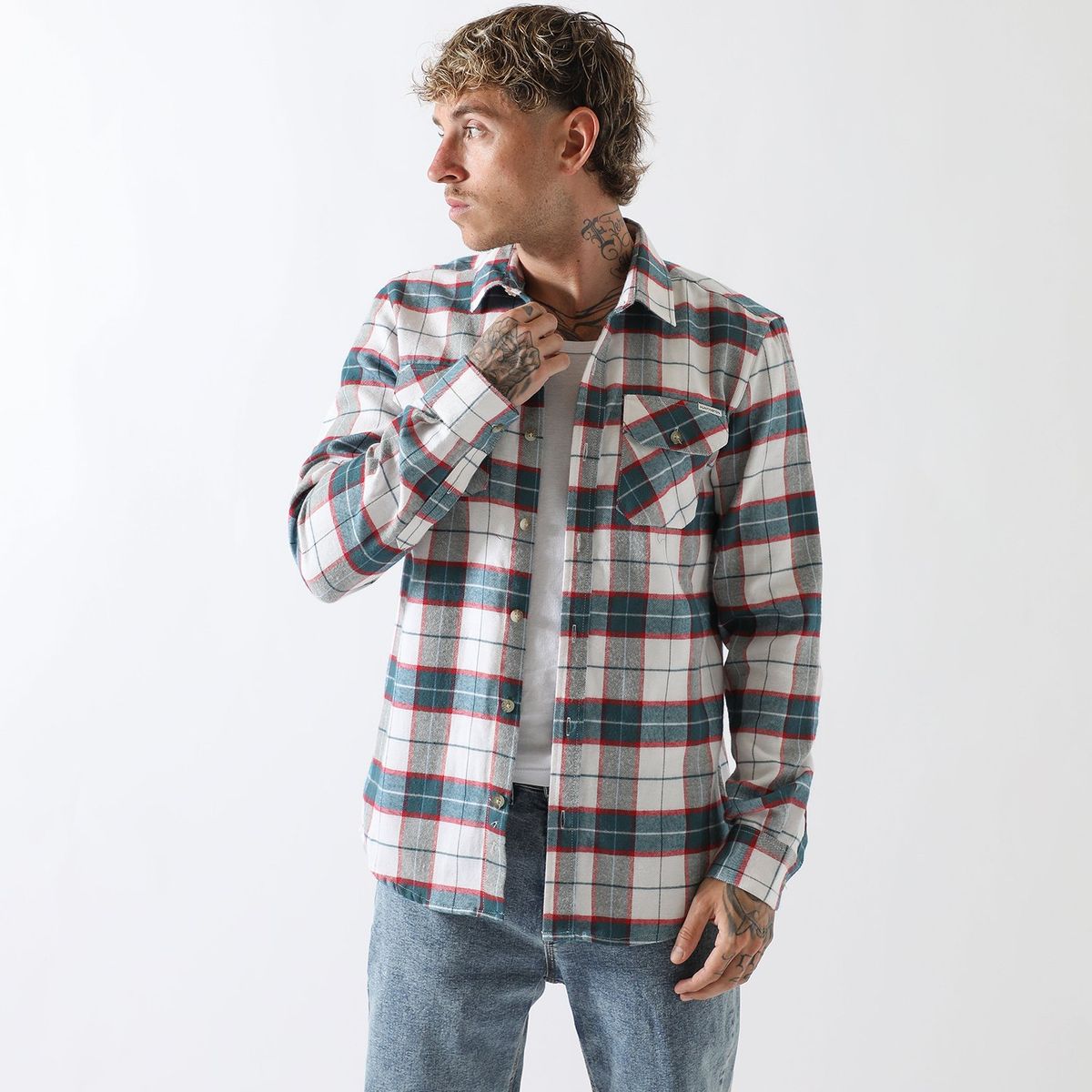 HUNTINGTON - Camisa Manga Larga Algodón Hombre Huntington