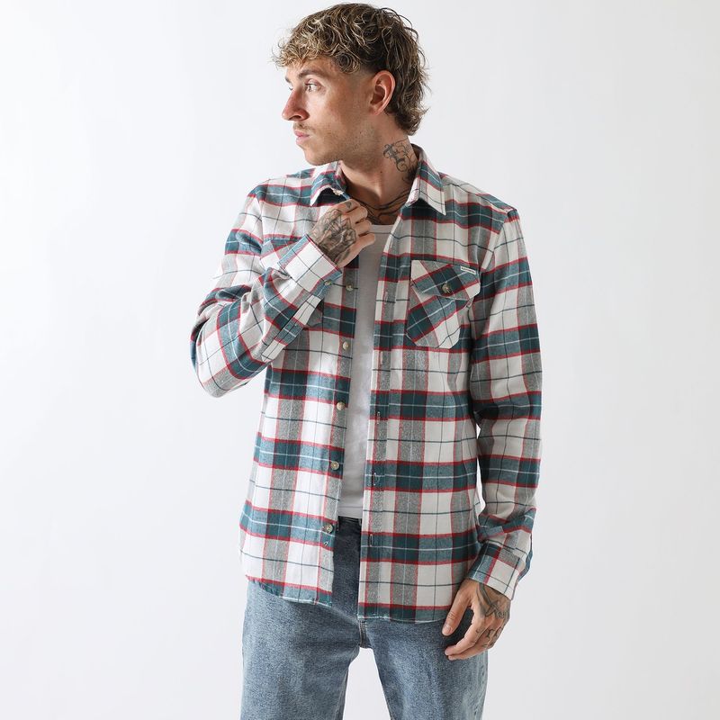 HUNTINGTON - Camisa Manga Larga Algodón Hombre Huntington