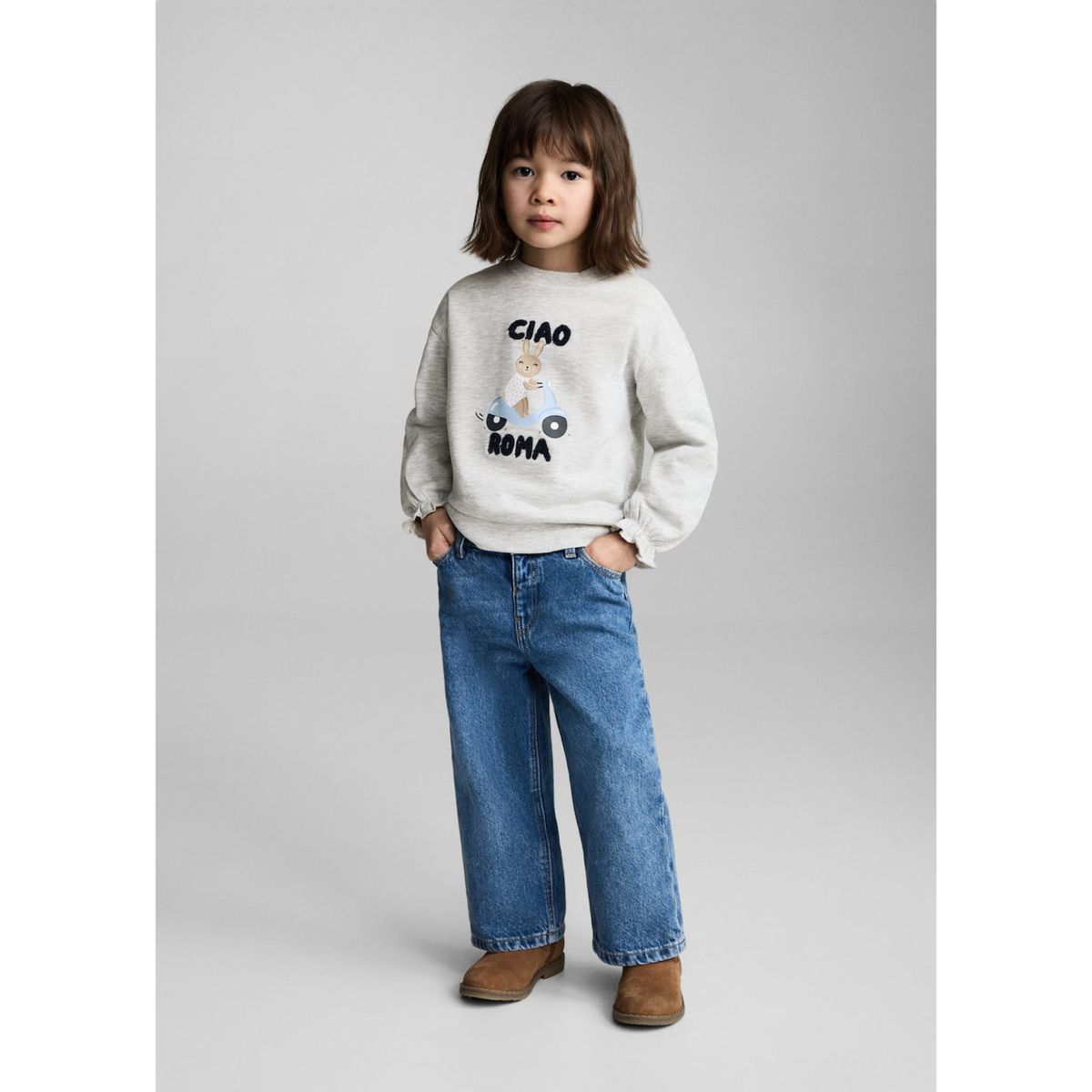 MANGO KIDS - Polera Bebé Niña Algodón Mango Kids