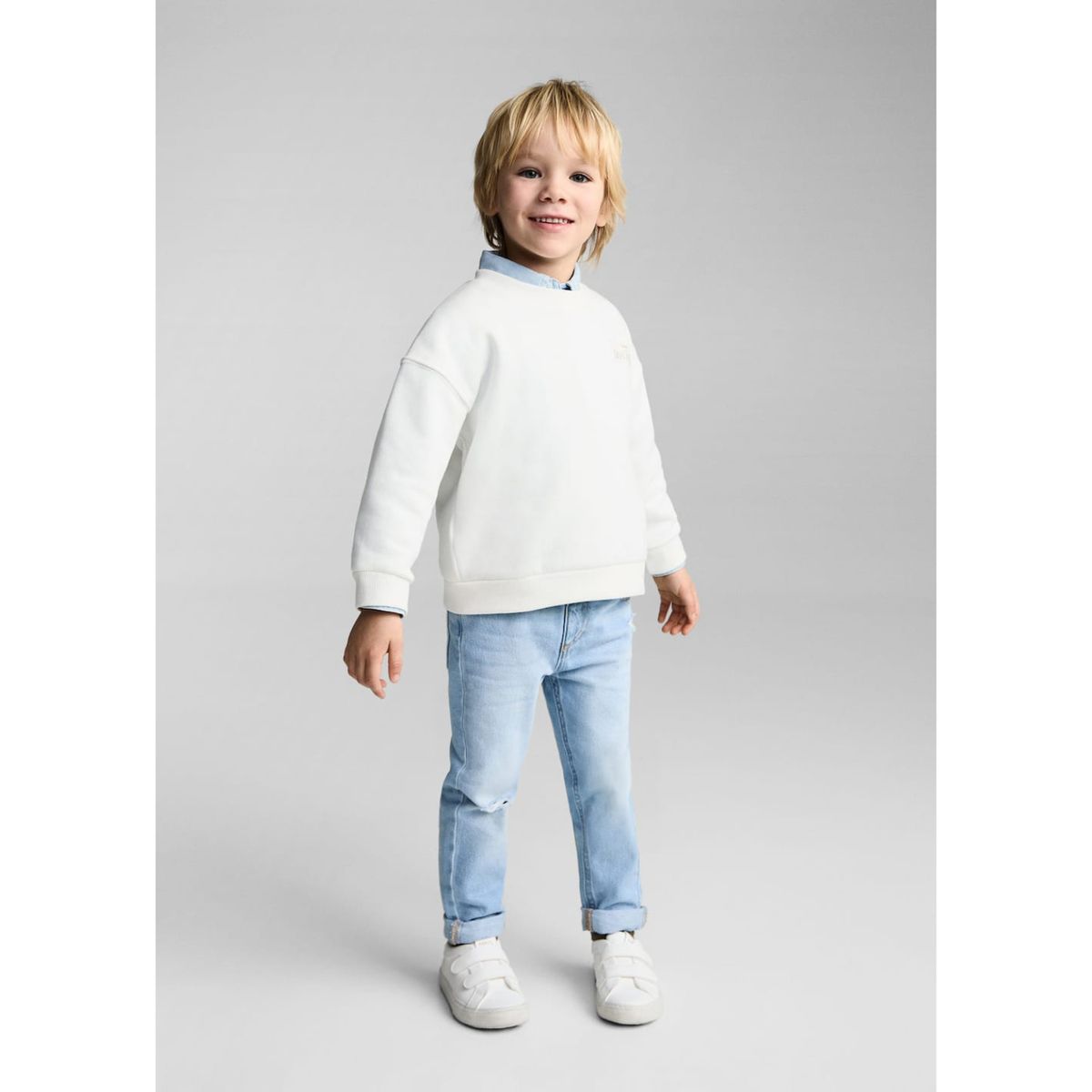 MANGO KIDS - Polera Bebé Niño Algodón Mango Kids
