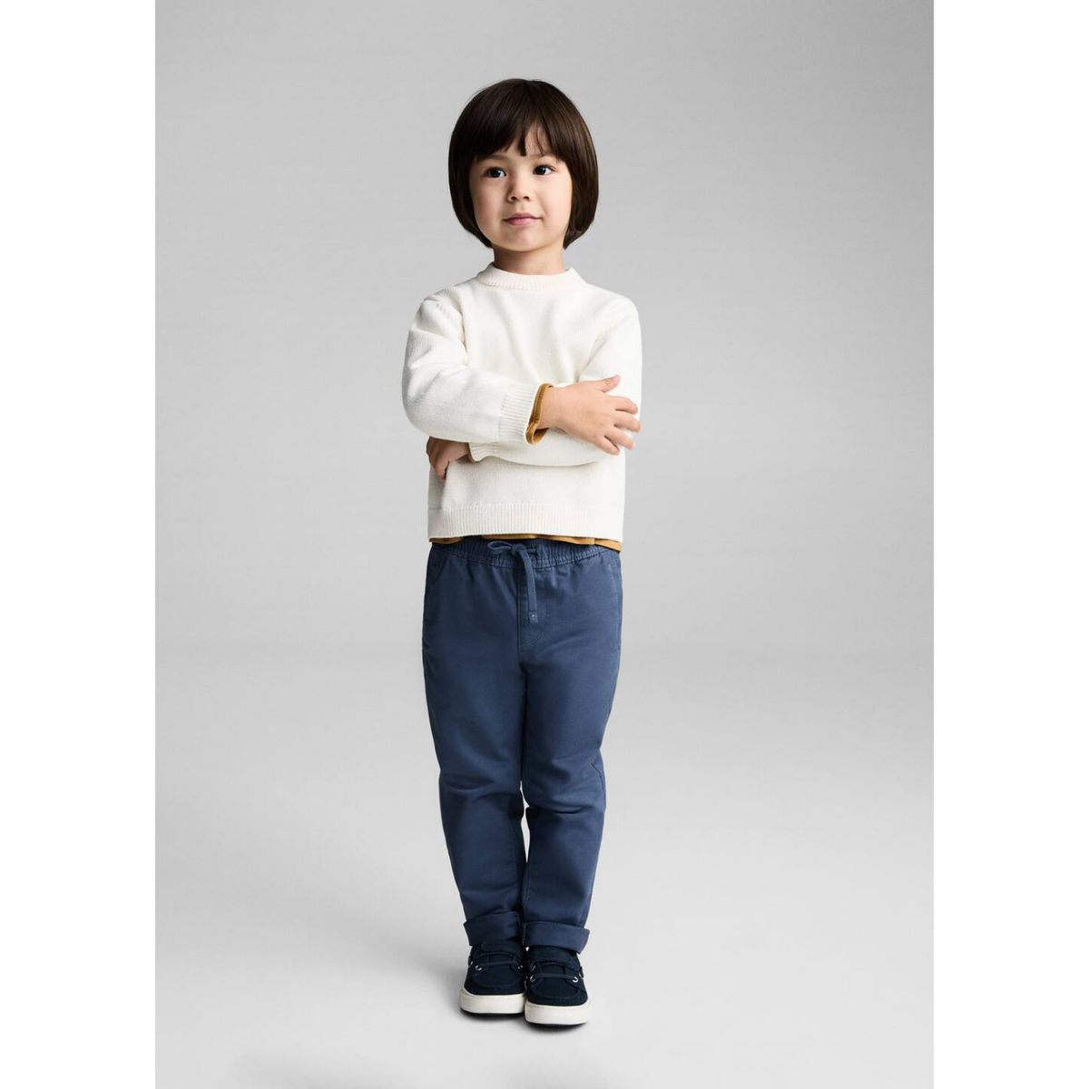 MANGO KIDS - Pantalón Bebé Niño Algodón Mango Kids