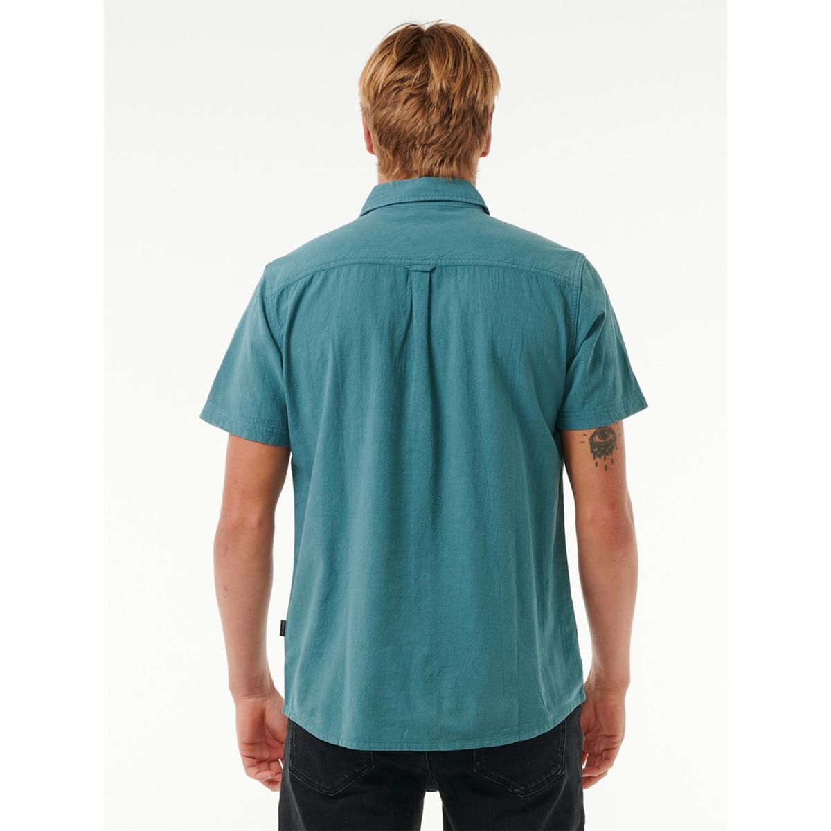 RIP CURL - Camisa Manga Corta 100% Algodón Hombre Rip Curl