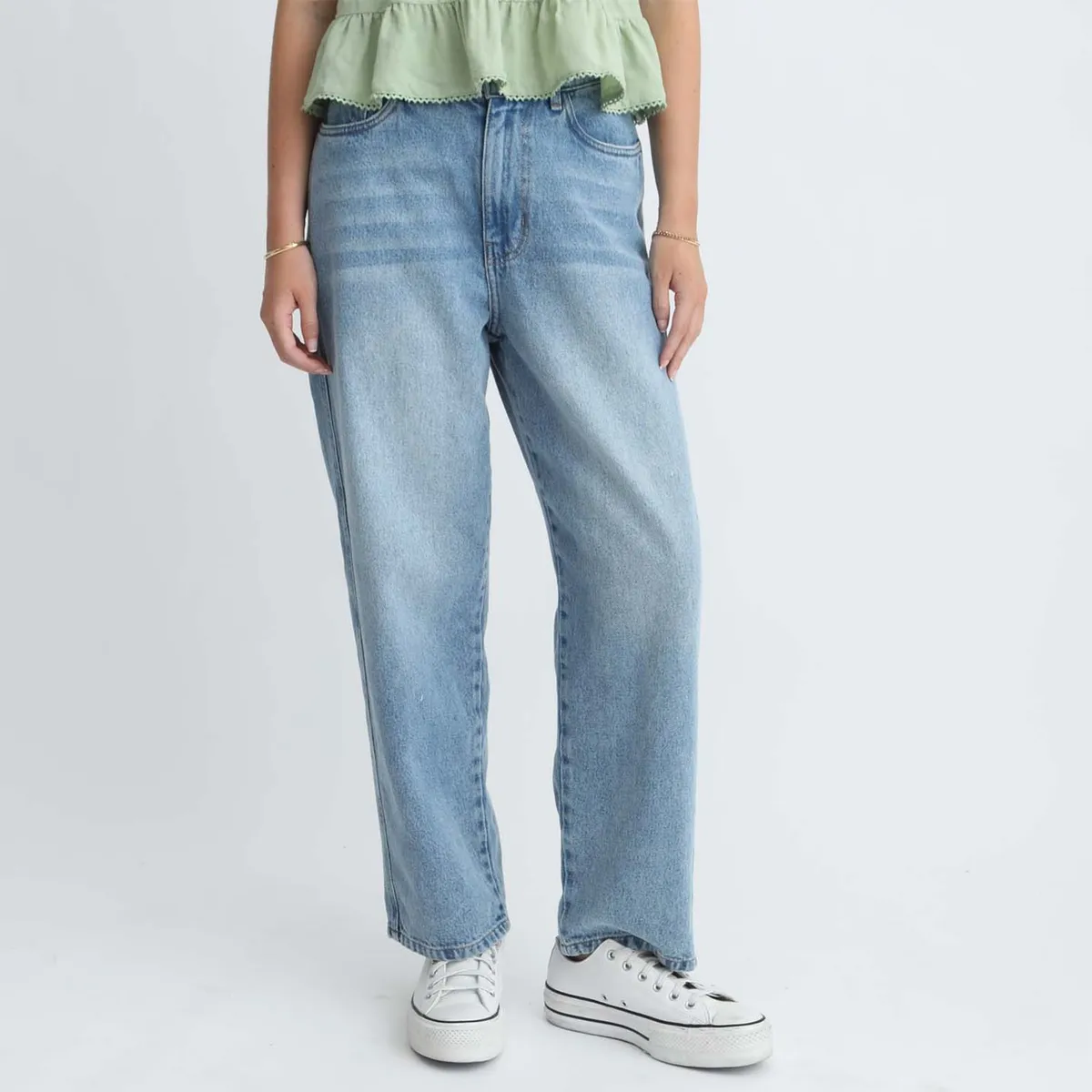 DOO AUSTRALIA - Jean Balloon 100% Algodón Mujer Doo Australia