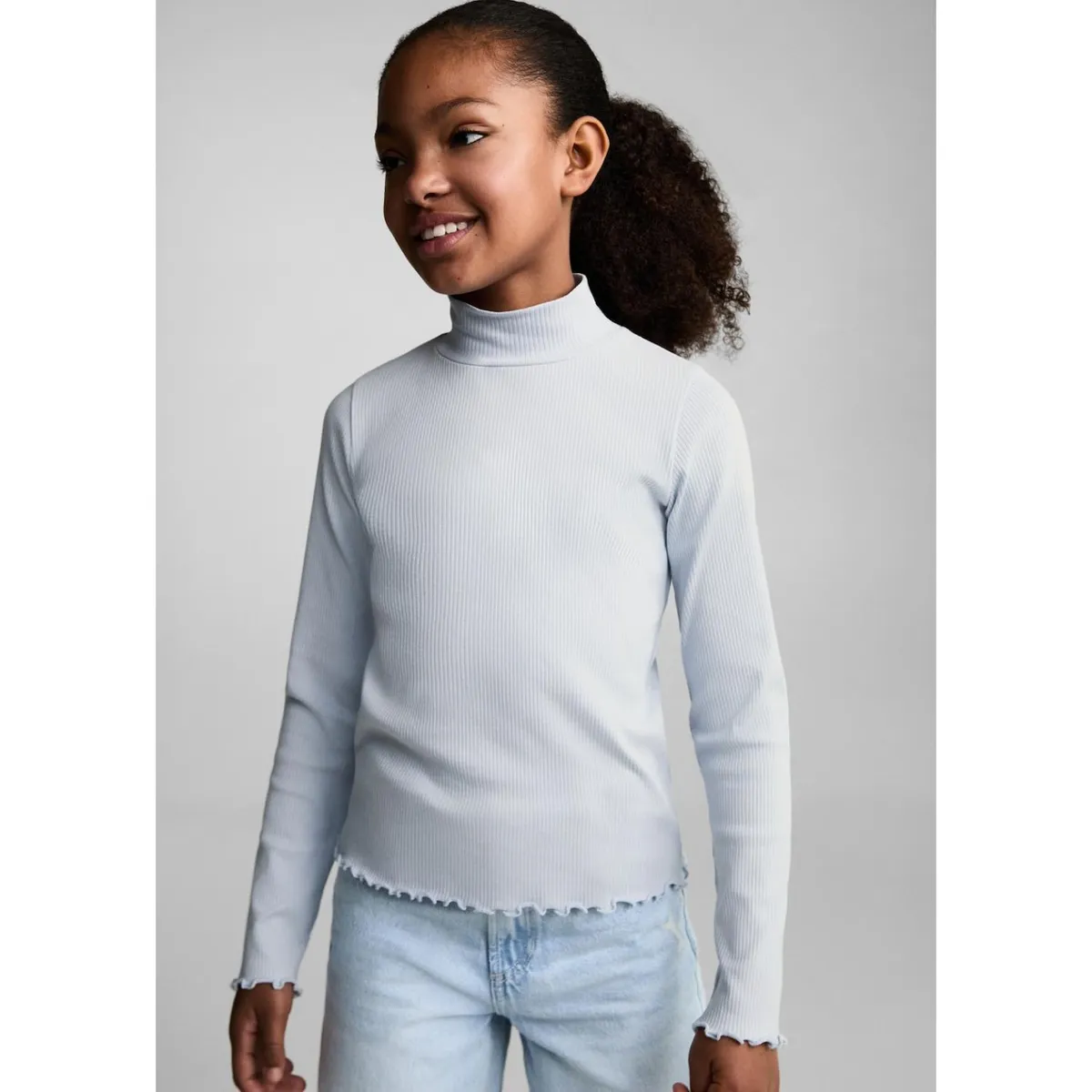 MANGO KIDS - Polo Niña Manga Larga Algodón Mango Kids