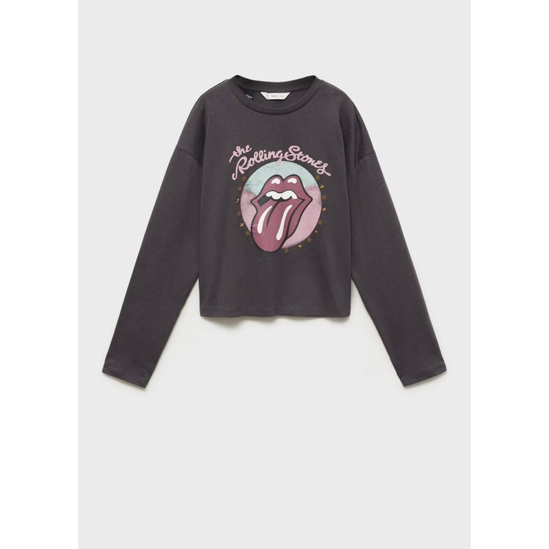 MANGO KIDS - Polo Niña Manga Larga Algodón Mango Kids