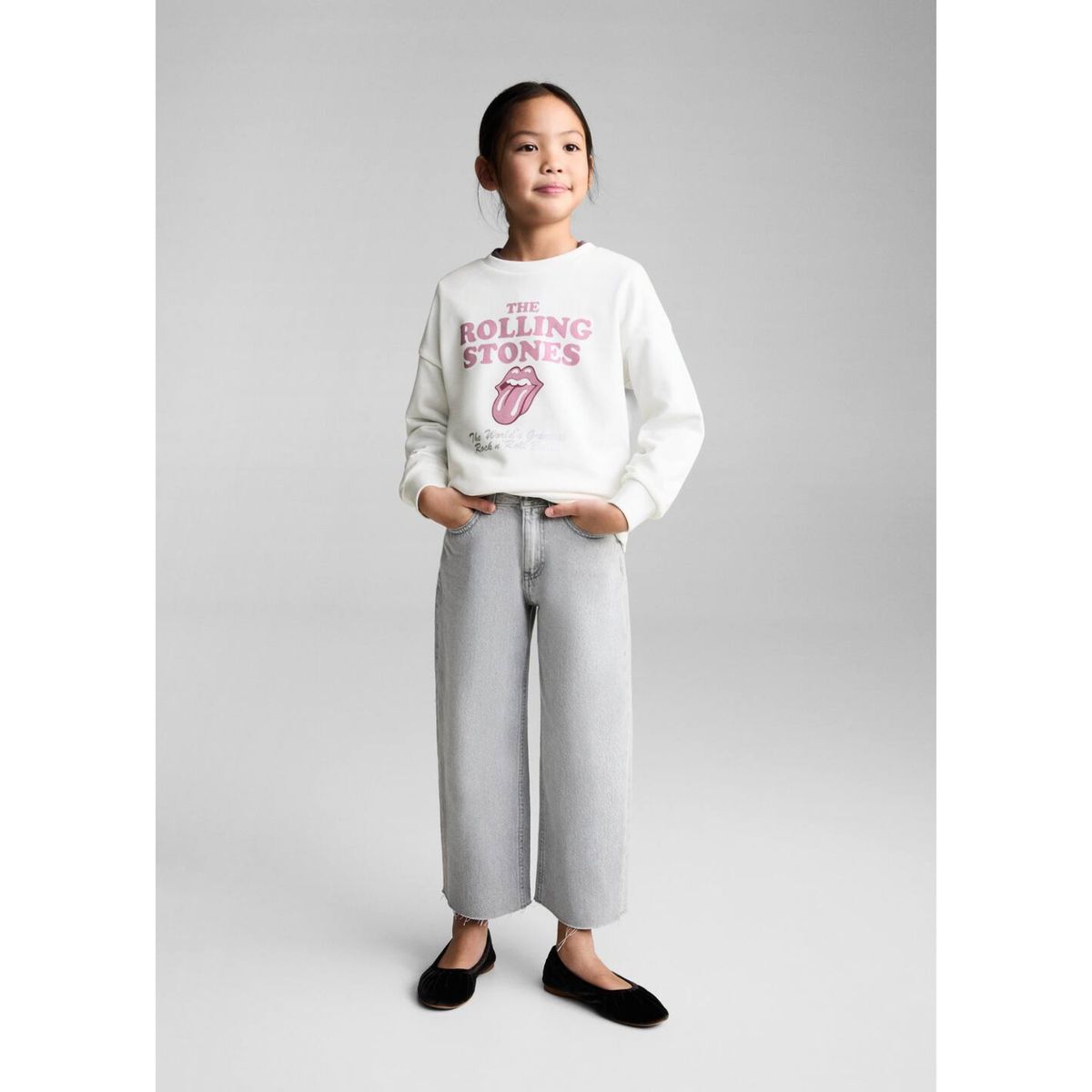 MANGO KIDS - Polera Niña Algodón Mango Kids