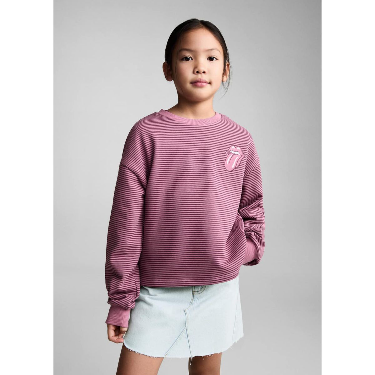 MANGO KIDS - Polera Niña Algodón Mango Kids