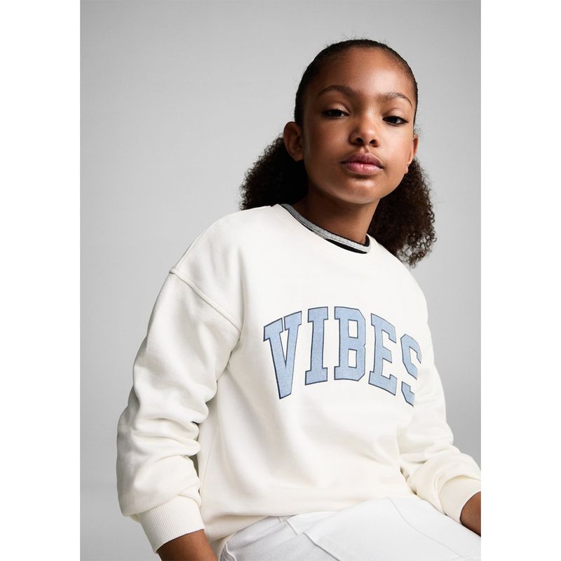 MANGO KIDS - Polera Niña Algodón Mango Kids