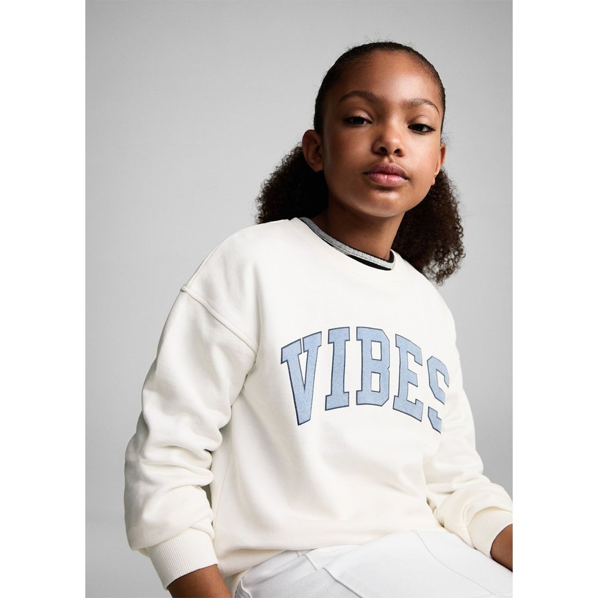 MANGO KIDS - Polera Niña Algodón Mango Kids