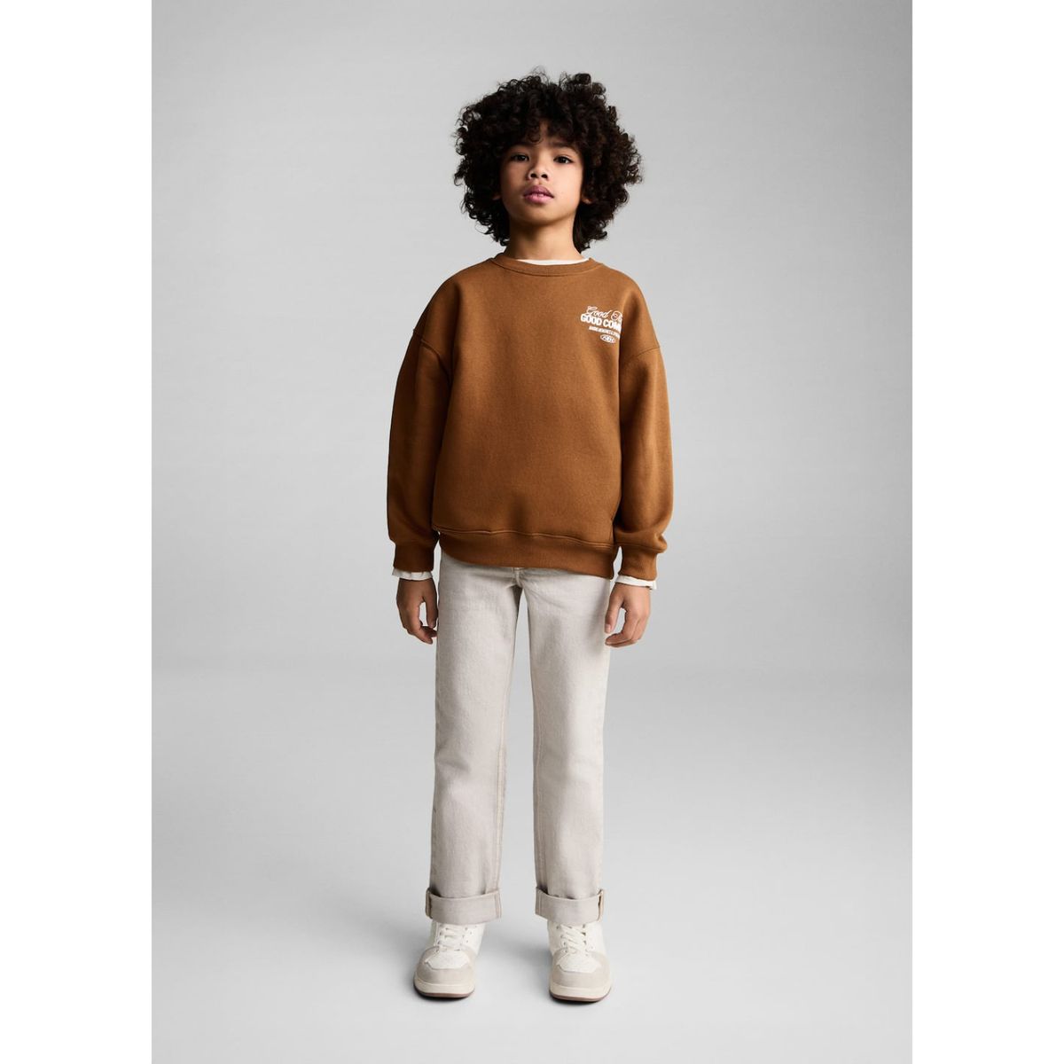 MANGO KIDS - Polera Niño Algodón Mango Kids