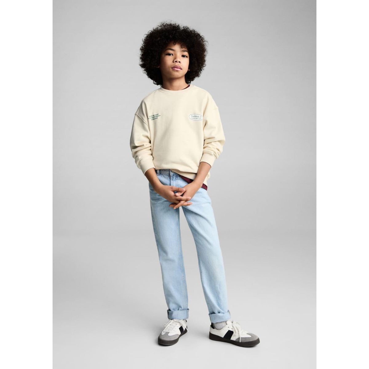 MANGO KIDS - Polera Niño Algodón Mango Kids