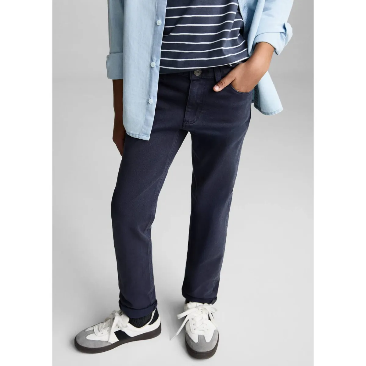 MANGO KIDS - Pantalon Niño Algodón Mango Kids