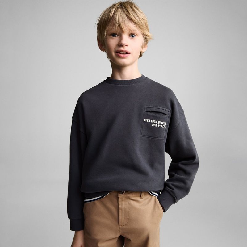 MANGO KIDS - Pantalon Niño Algodón Mango Kids