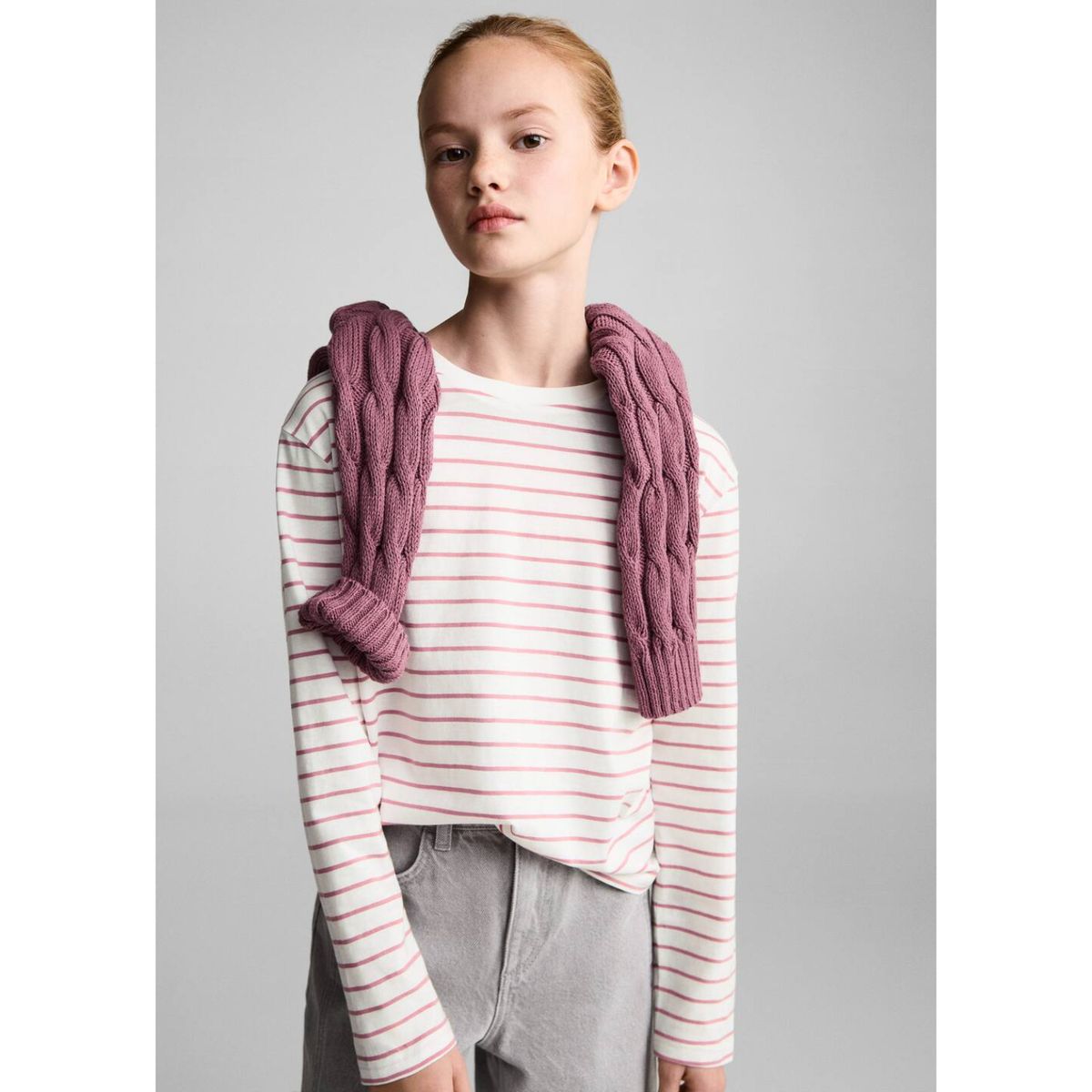 MANGO KIDS - Polo Niña Manga Larga Algodón Mango Kids