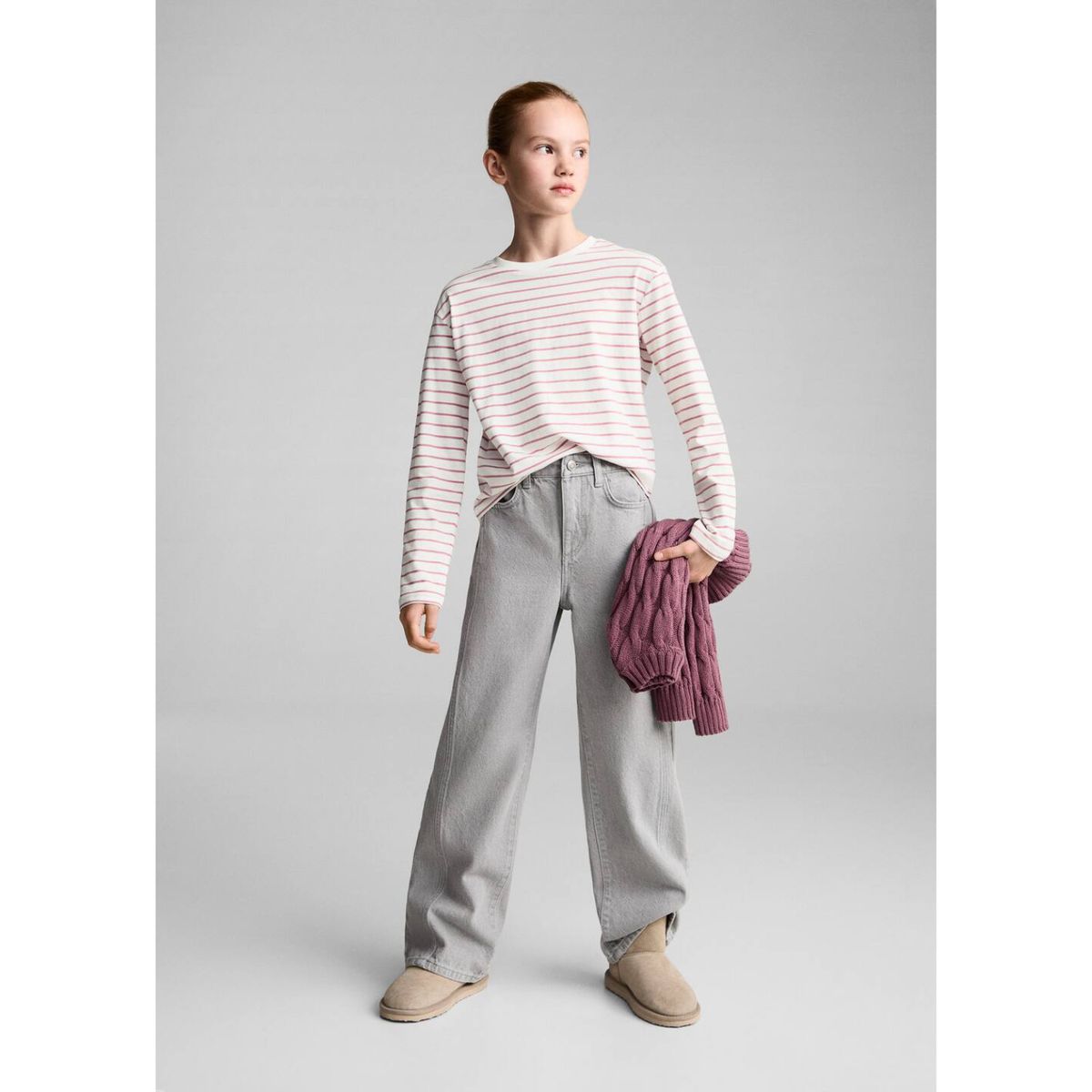 MANGO KIDS - Polo Niña Manga Larga Algodón Mango Kids