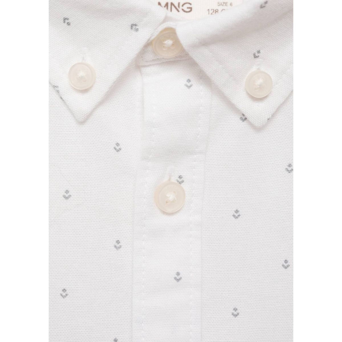 MANGO KIDS - Camisa Niño Manga Larga Algodón Mango Kids