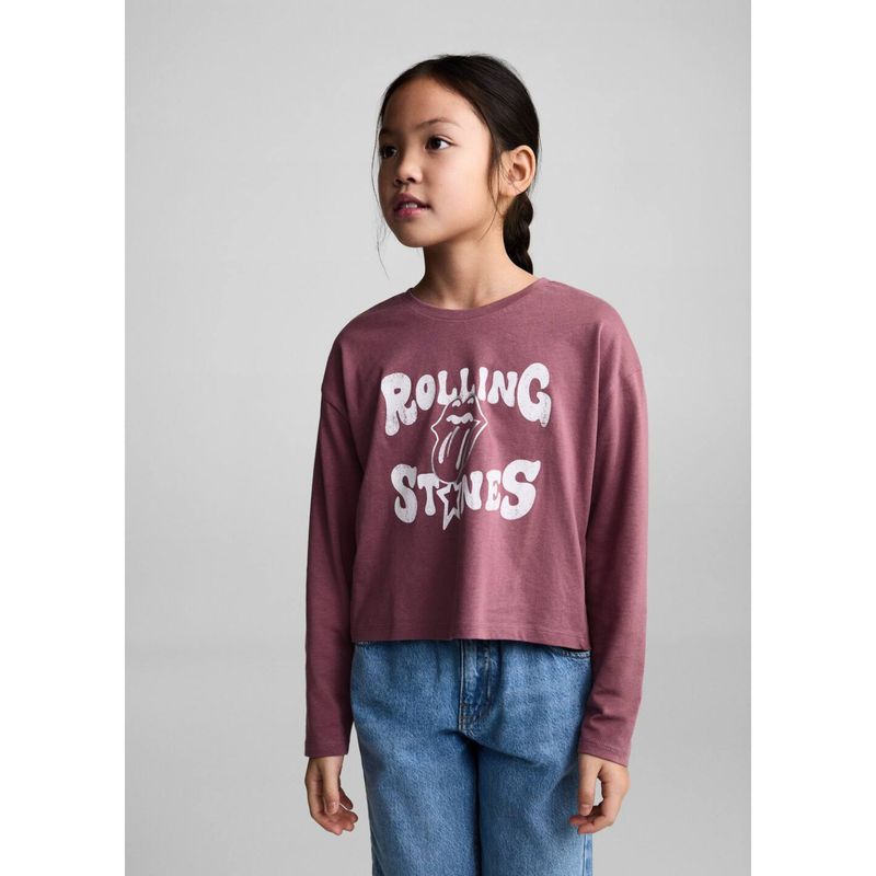 MANGO KIDS - Polo Niña Manga Larga Algodón Mango Kids