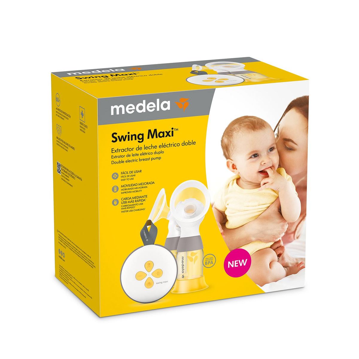 MEDELA - Extractor Eléctrico Doble Swing Maxi Medela