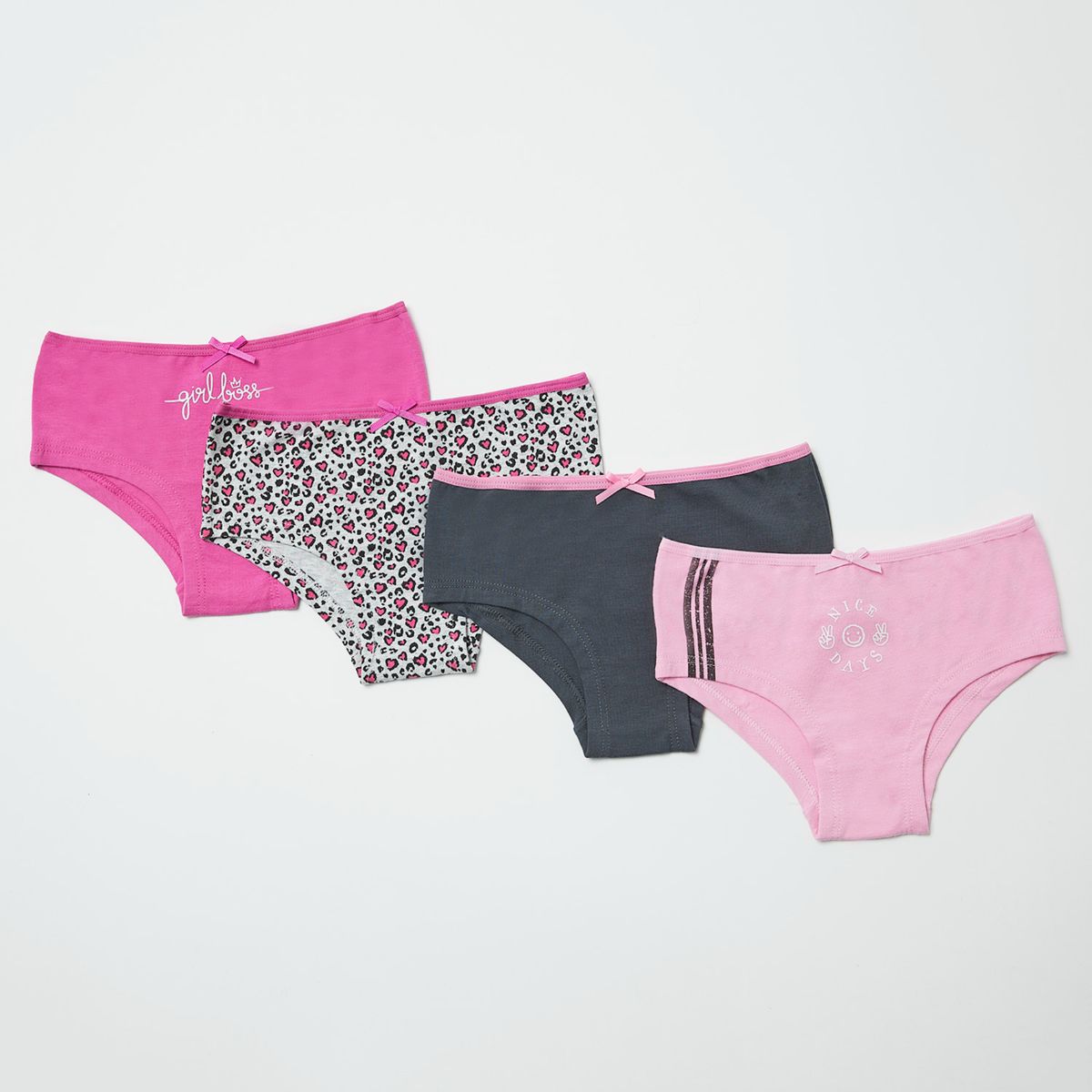 PALMERS - Calzones Niña Pack X4 Algodón Palmers