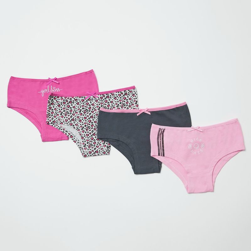 PALMERS - Calzones Niña Pack X4 Algodón Palmers