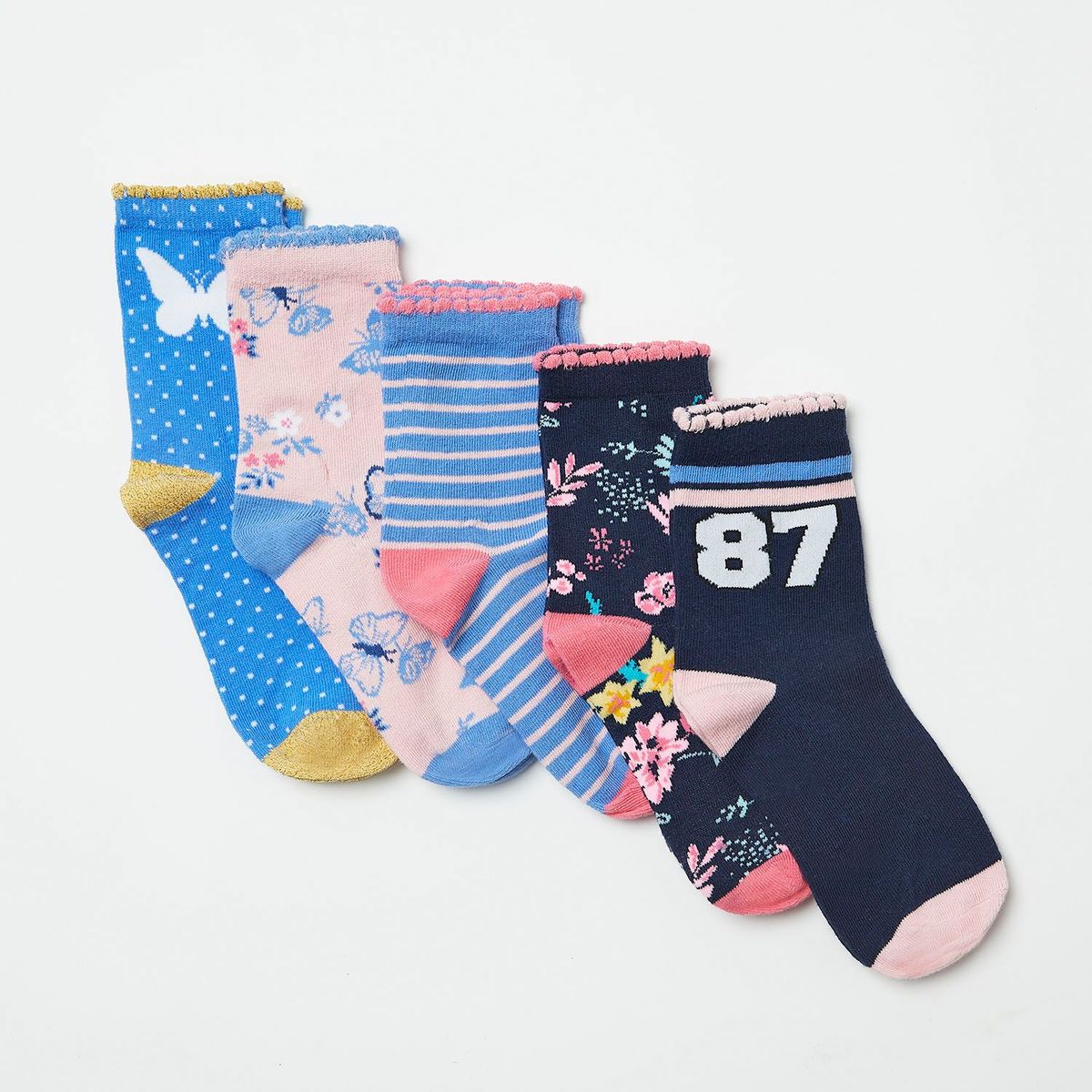 PALMERS - Medias Niña Pack X5 Algodón Palmers