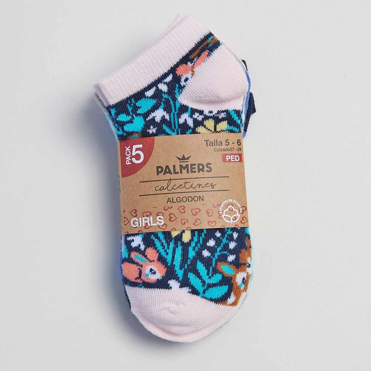 PALMERS - Medias Niña Pack X5 Algodón Palmers