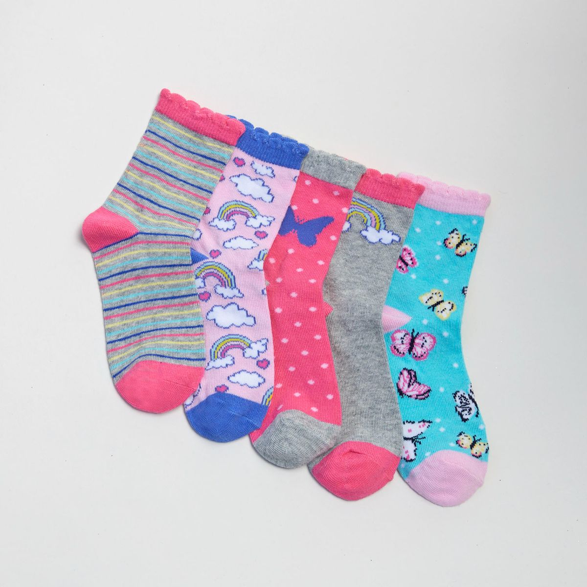 PALMERS - Medias Niña Pack X5 Algodón Palmers