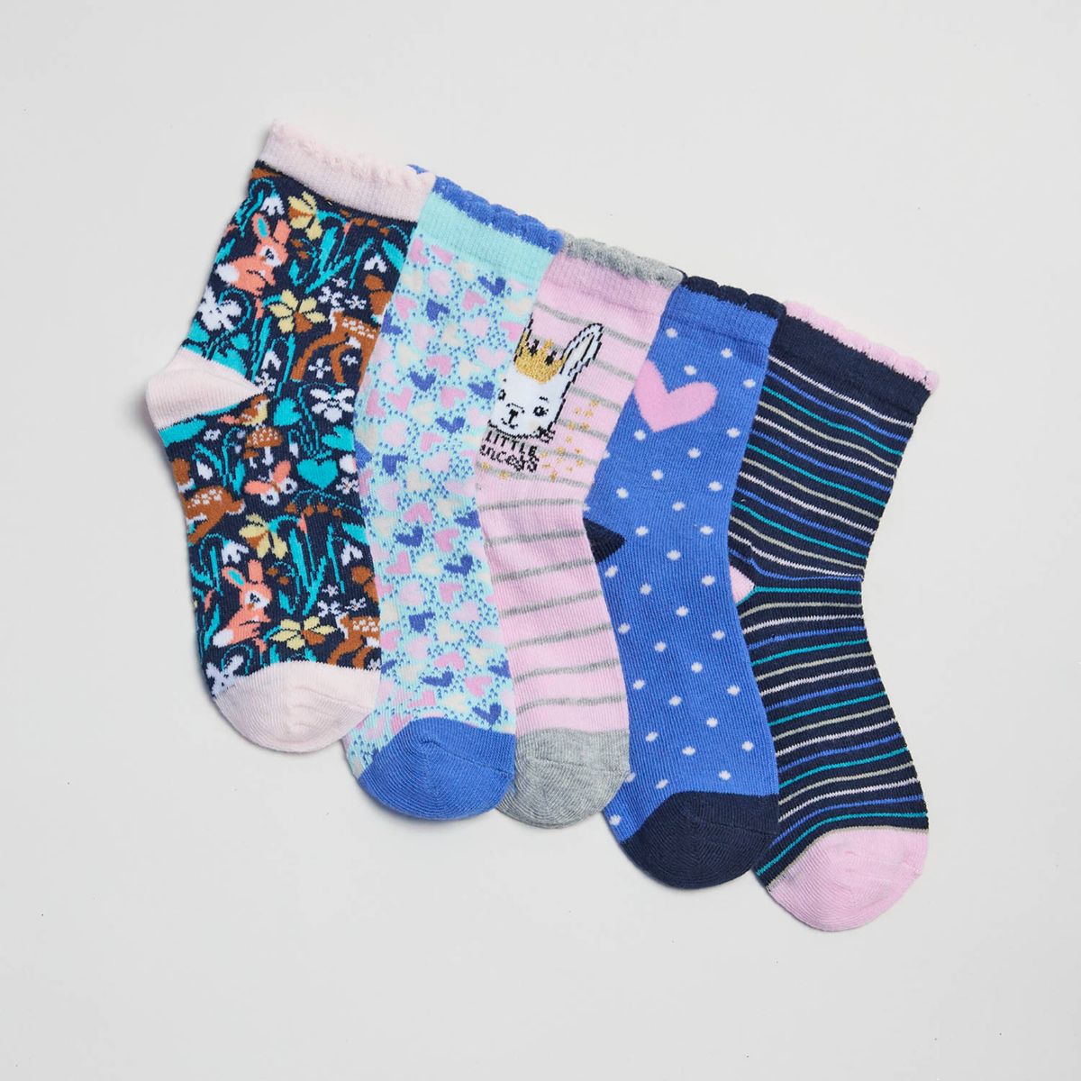 PALMERS - Medias Niña Pack X5 Algodón Palmers