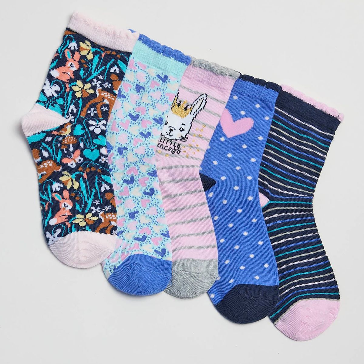 PALMERS - Medias Niña Pack X5 Algodón Palmers