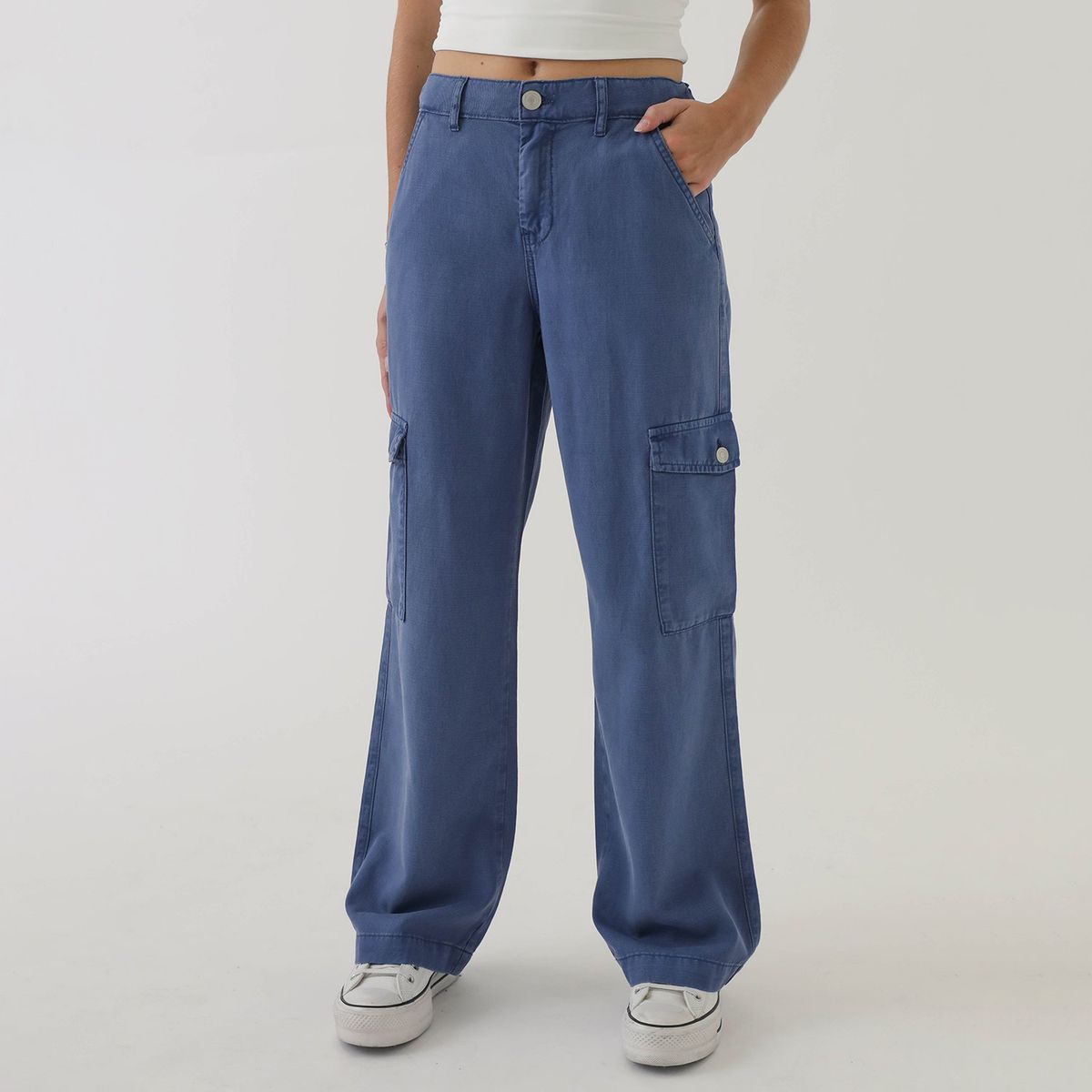 AMERICAN ABBEY - Pantalón Cargo Algodón Mujer American Abbey