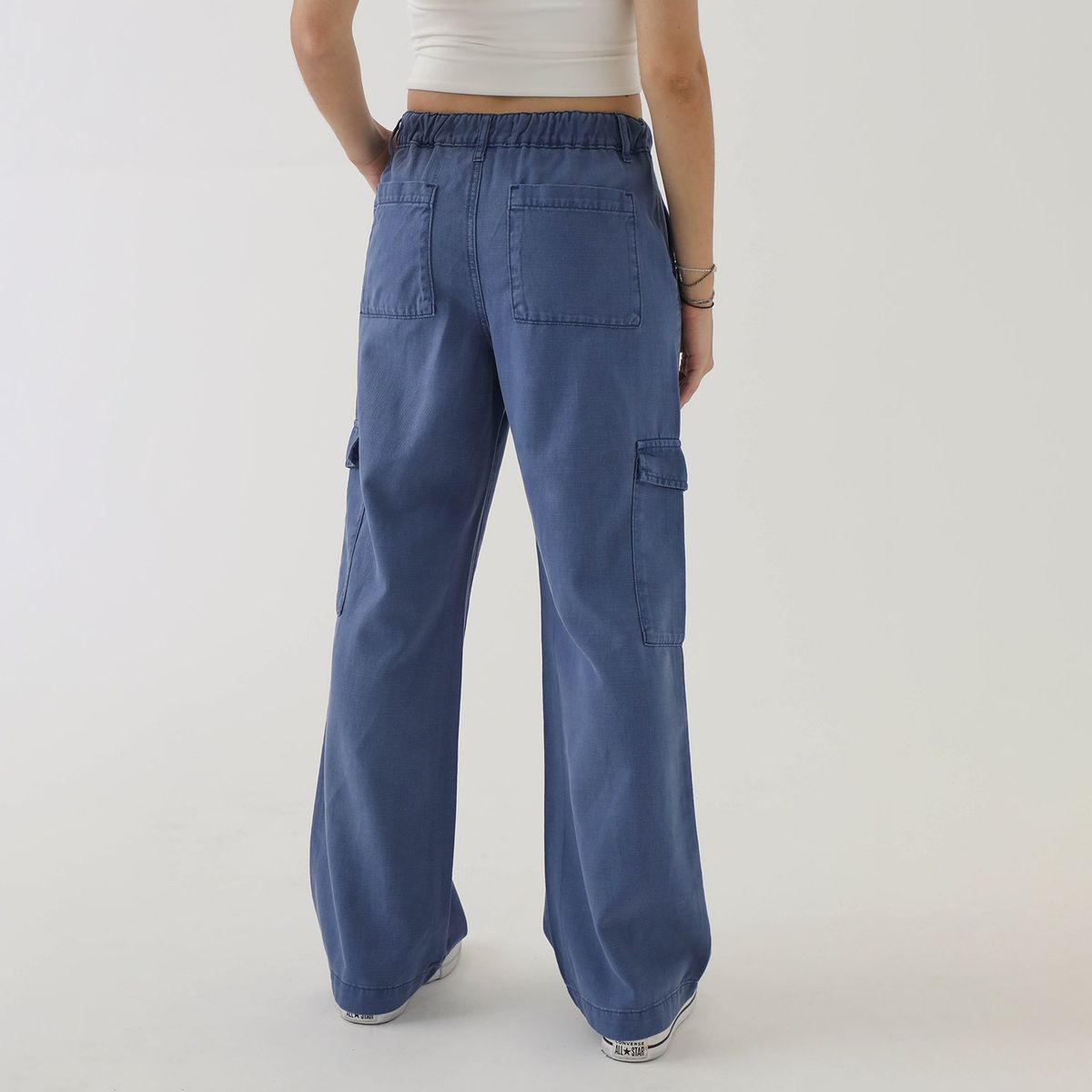 AMERICAN ABBEY - Pantalón Cargo Algodón Mujer American Abbey