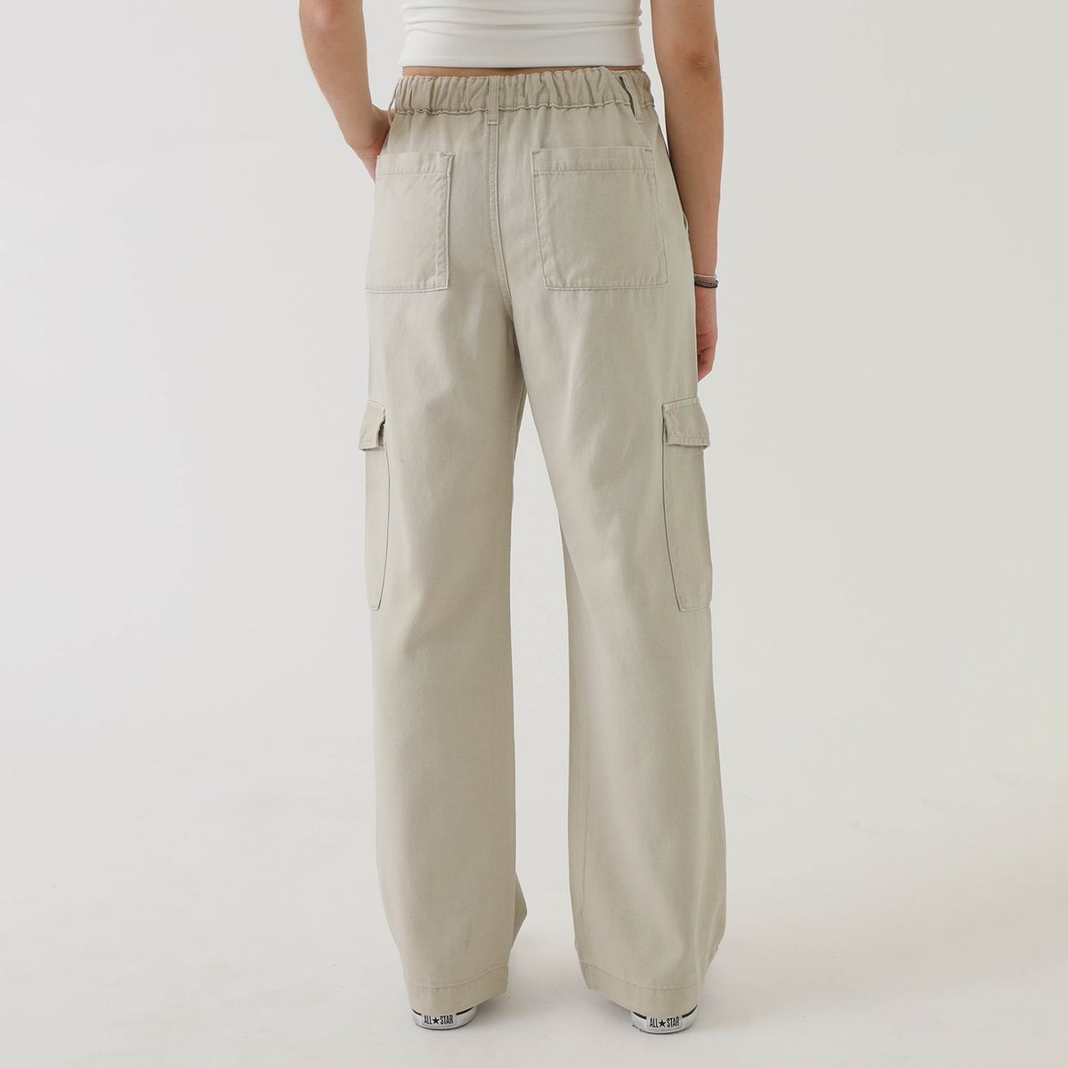 AMERICAN ABBEY - Pantalón Cargo Algodón Mujer American Abbey