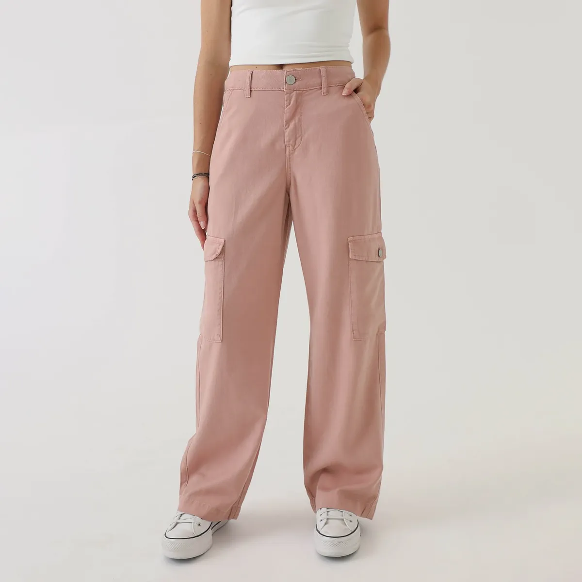 AMERICAN ABBEY - Pantalón Cargo Algodón Mujer American Abbey