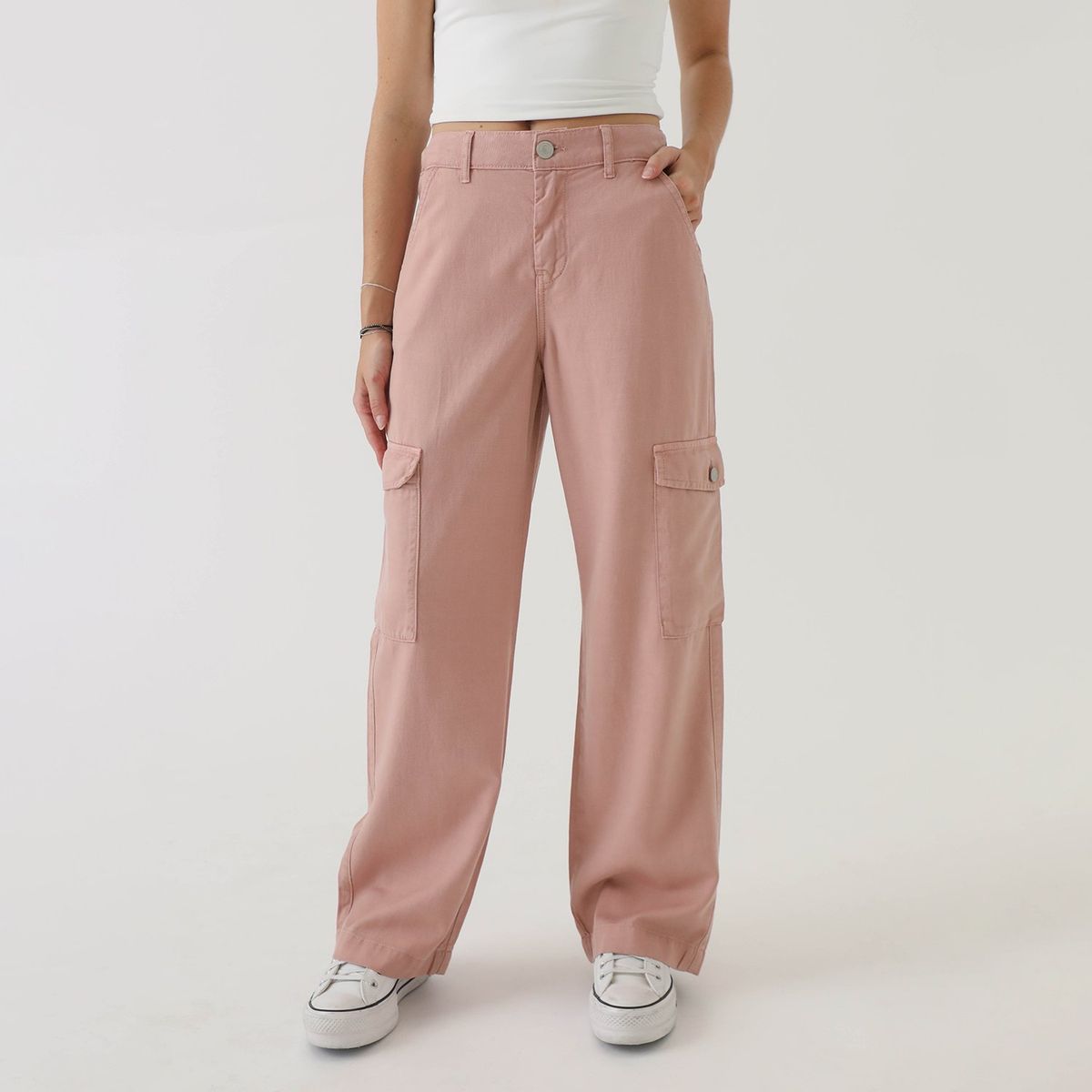 AMERICAN ABBEY - Pantalón Cargo Algodón Mujer American Abbey