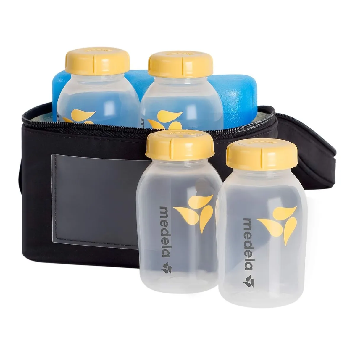 MEDELA - Conservador de Leche Materna y 4 Botellas Cooler Bag Medela