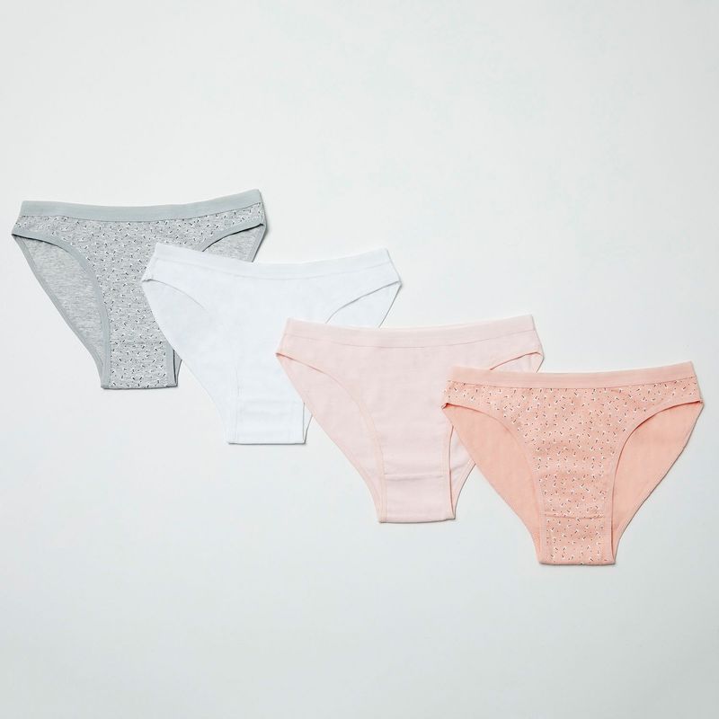 PALMERS - Bikini Niña Pack X4 Algodón Palmers