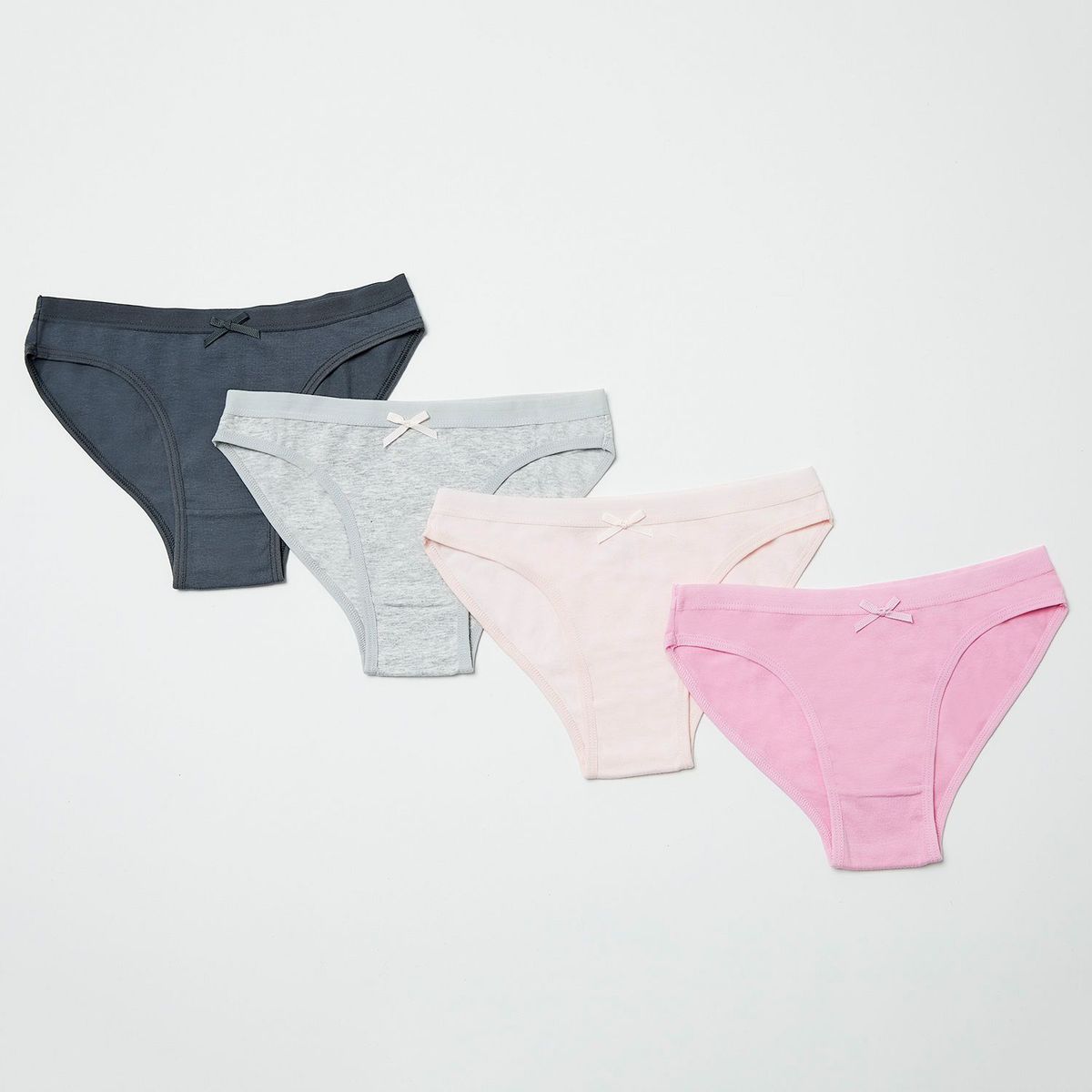 PALMERS - Bikini Niña Pack X4 Algodón Palmers