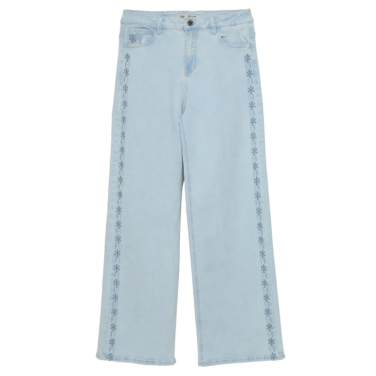 ELEVEN - Jean Straight Bordado Niña Eleven