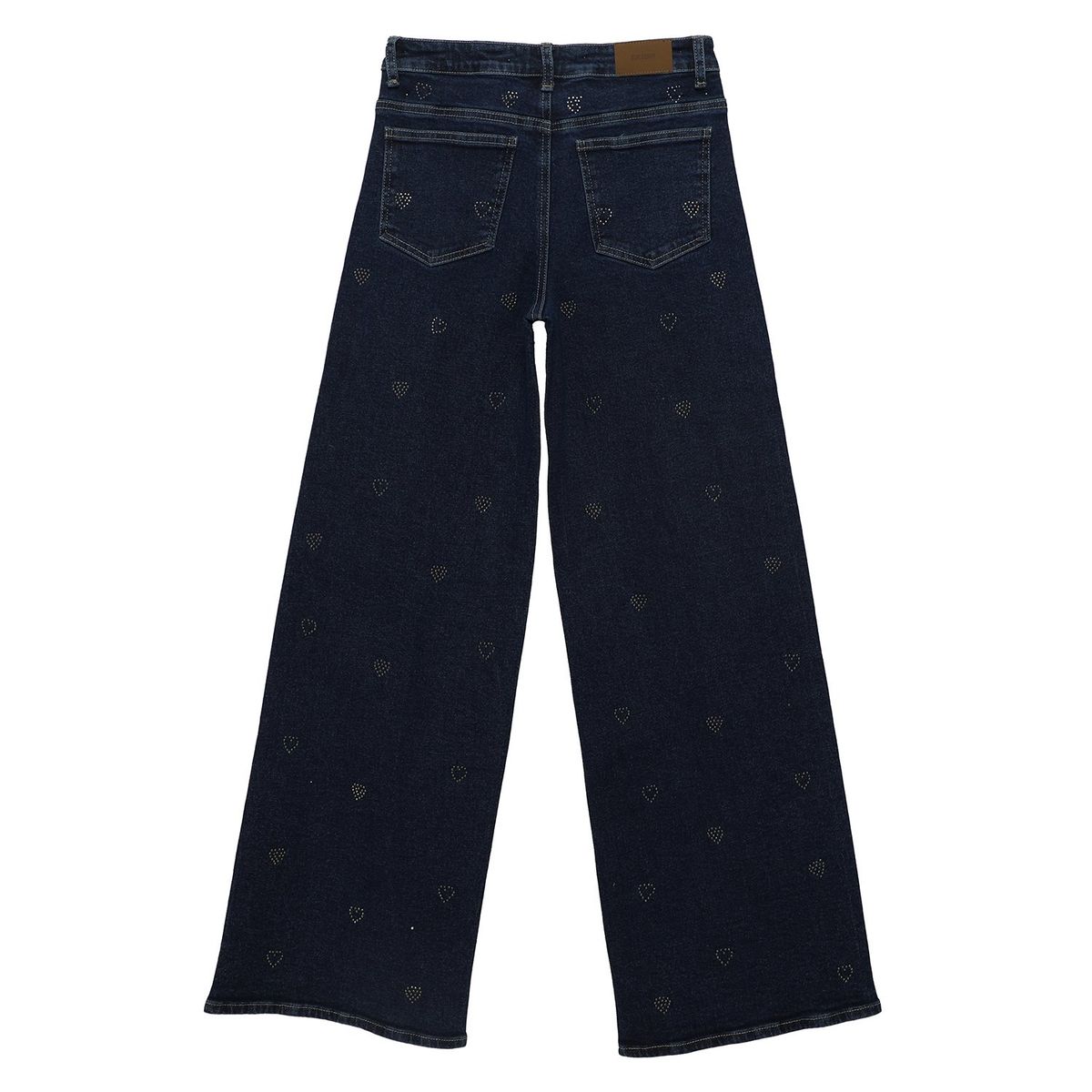 ELEVEN - Jean Wide Strass Corazon Niña Eleven
