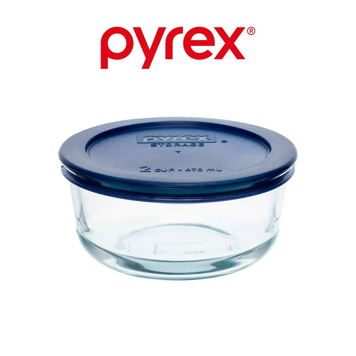 PYREX - Pyrex Taper redondo Azul 2 Tz
