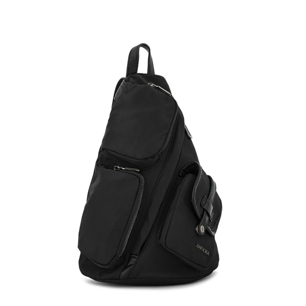 AMPHORA - Mochila Amphora Lazare Negro Y Textura