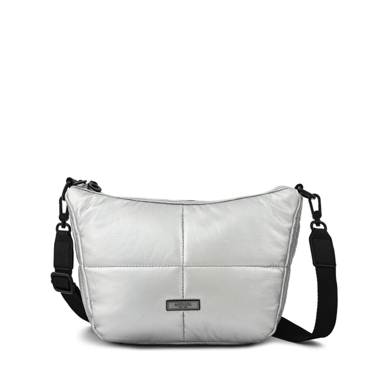 AMPHORA - Crossbody Amphora Charo Plateado