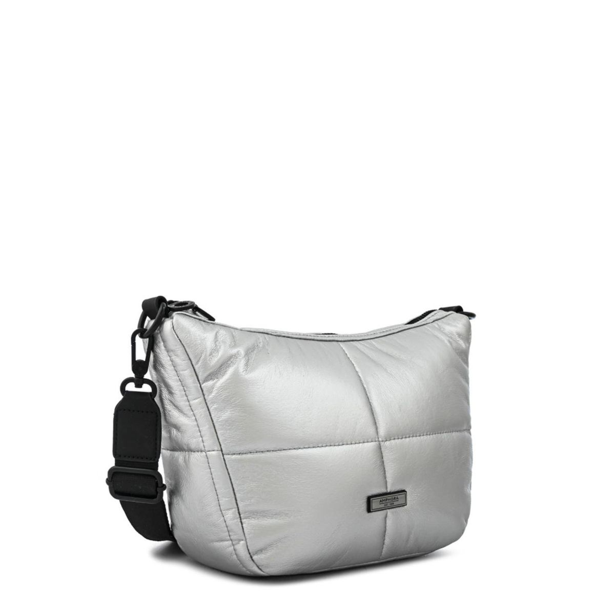 AMPHORA - Crossbody Amphora Charo Plateado