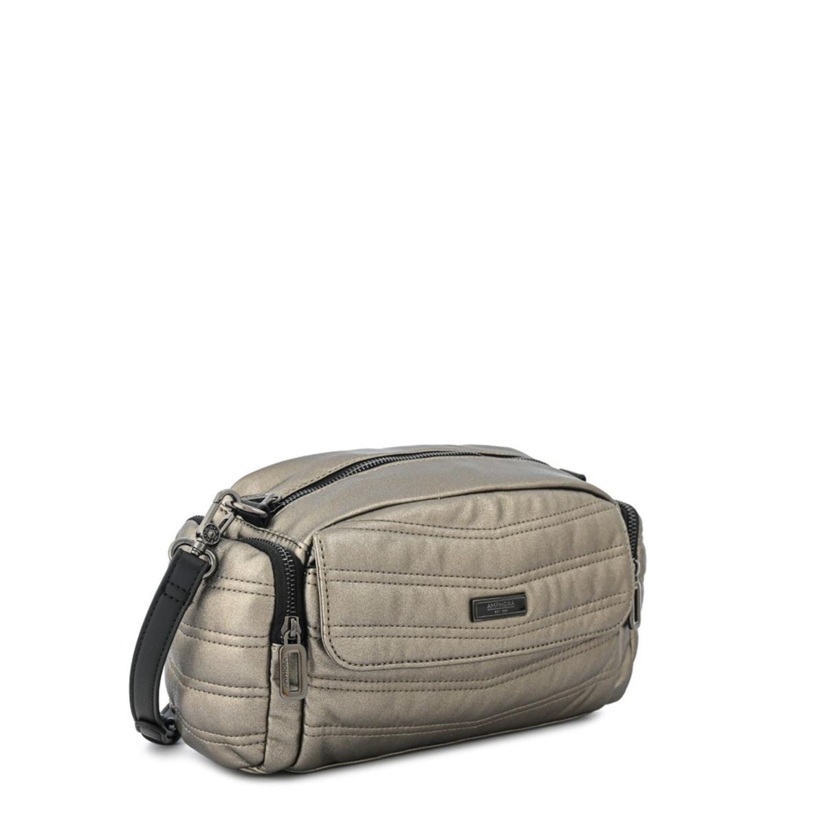 AMPHORA - Crossbody Amphora Madeleine Plateado