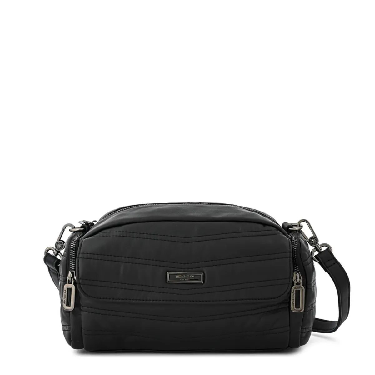 AMPHORA - Crossbody Amphora Madeleine Negro