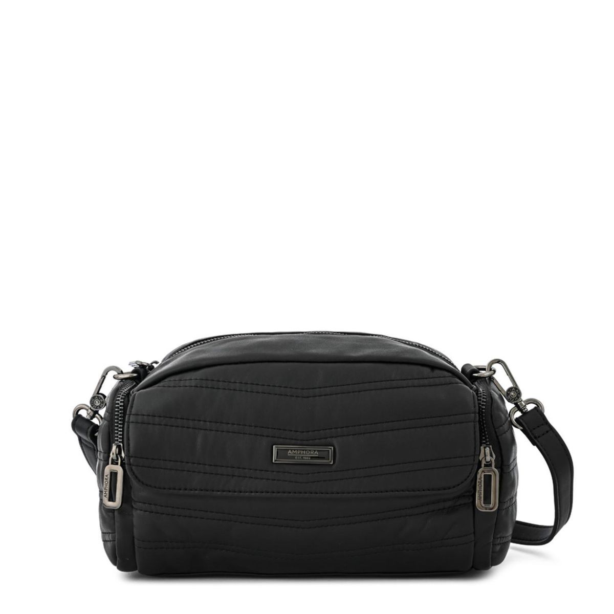 AMPHORA - Crossbody Amphora Madeleine Negro