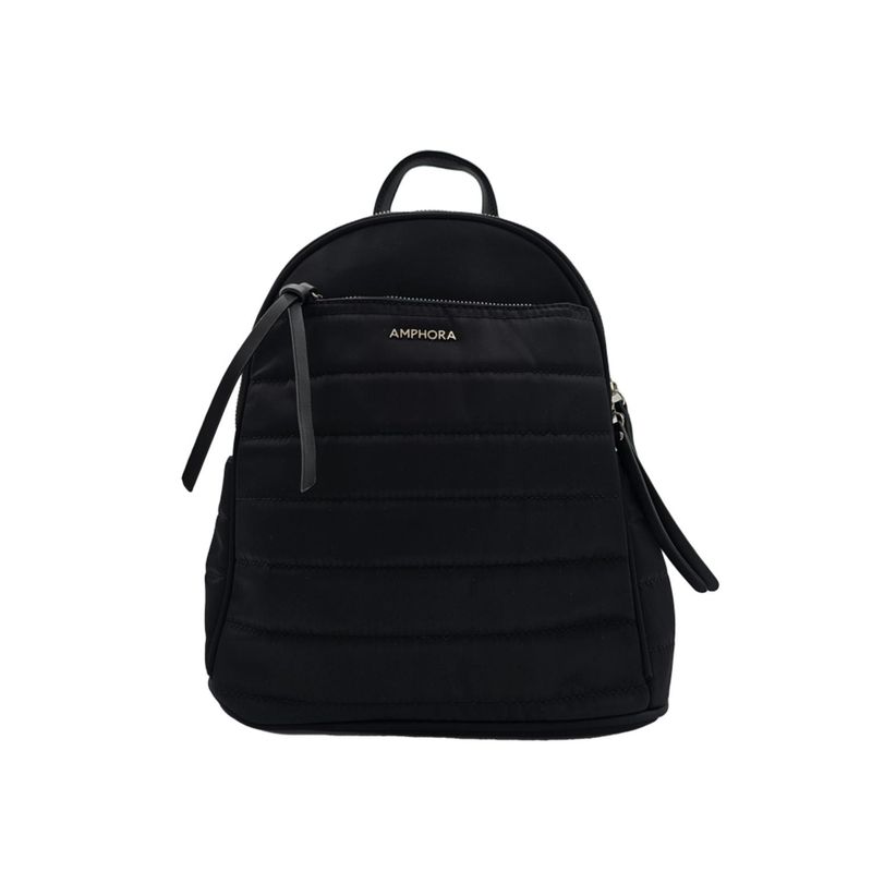 AMPHORA - Mochila Amphora Lorena Negro Y Textura