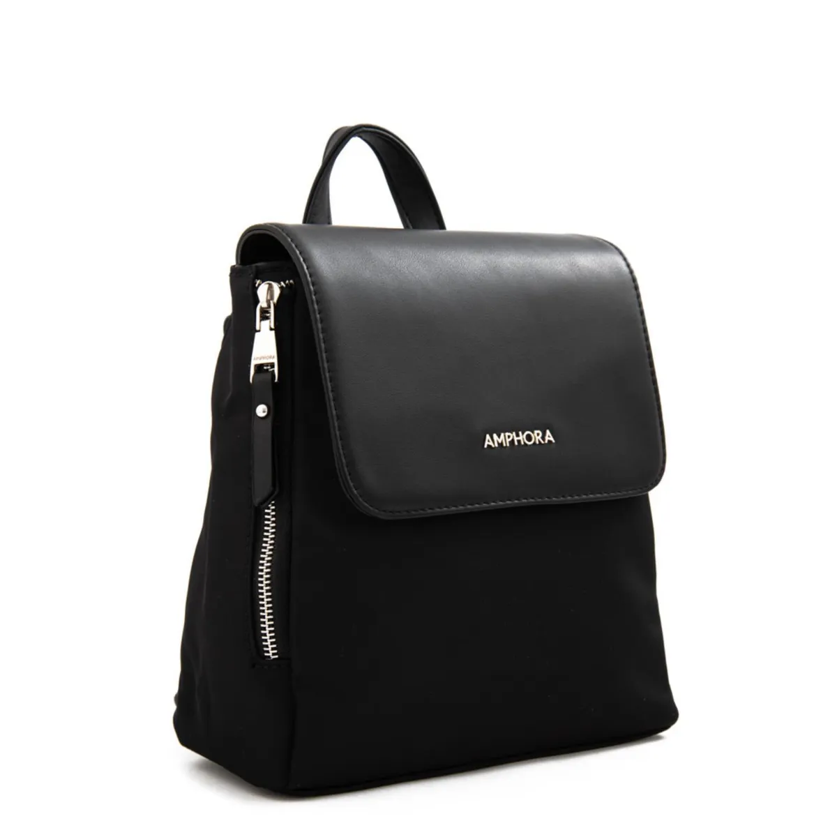 AMPHORA - Mochila Amphora Neferet Negro Y Textura