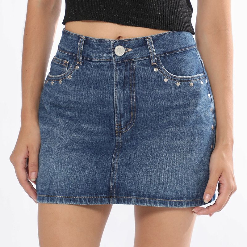 SYBILLA - Falda Casual Algodón Mujer Sybilla