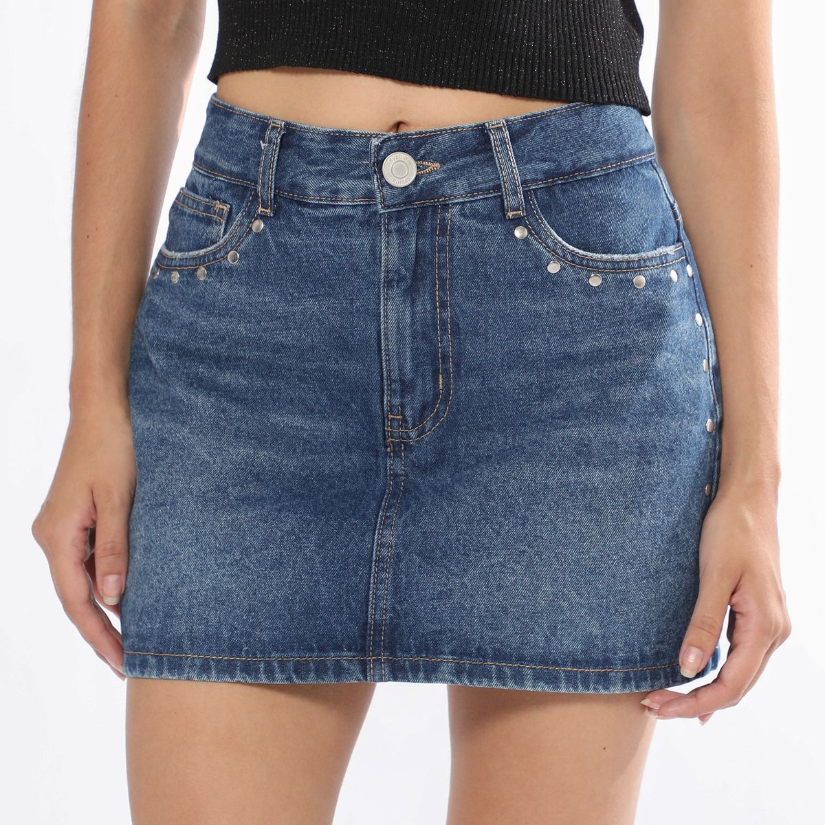 SYBILLA - Falda Casual Algodón Mujer Sybilla